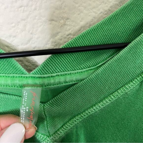 Free People FP Movement Women's All Star Layer Long Sleeve Green Womens Size S - Picture 5 of 8